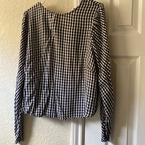 H&M XL Gingham Top